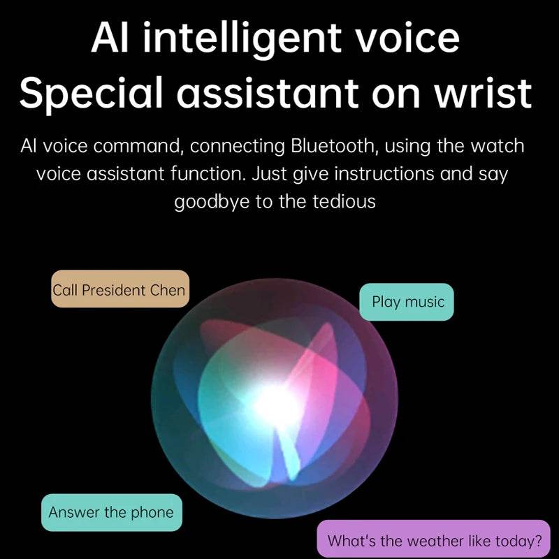 2024 True AMOLED Smart Watch Ladies Screen Always Show Time 466*466 HD Health Tracker Voice Calling Smartwatch Women For Xiaomi - NexoEden