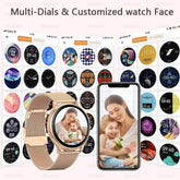 For XIAOMI HD Bluetooth Call Watch 2024 ECG Smart Watch Women AMOLED 360*360 HD Display Clock Sports IP68 Waterproof Smartwatch - NexoEden
