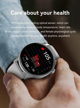 2024 True AMOLED Smart Watch Ladies Screen Always Show Time 466*466 HD Health Tracker Voice Calling Smartwatch Women For Xiaomi - NexoEden