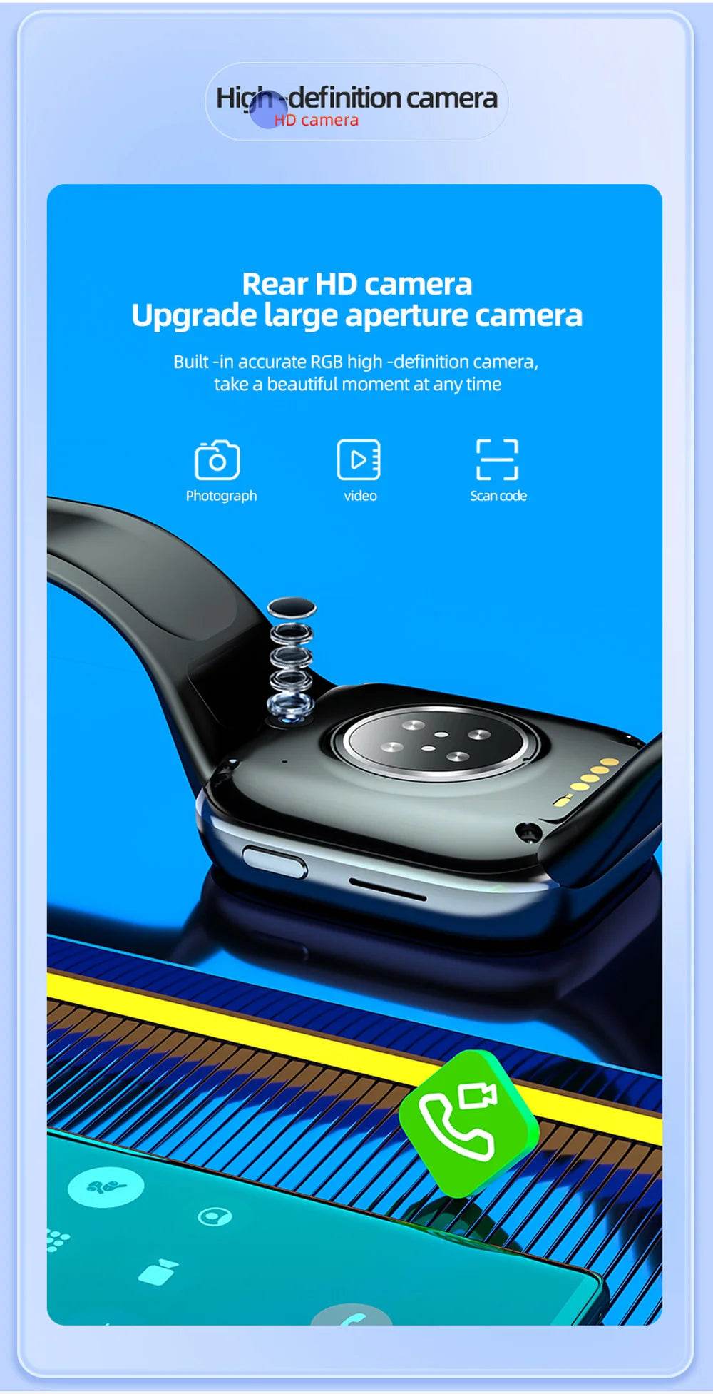 4G Smartwatch Android 2024 Heart Rate GPS HD Camera 2G 4G SIM Card WIFI Wireless Fast Internet Access Smart Watch for Men Women - NexoEden