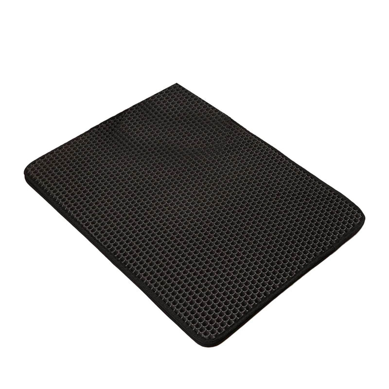 Safe And Non-toxic Best Double Layer Cat Litter Mat For Cats Durable And Long-lasting Plastic Pink - NexoEden