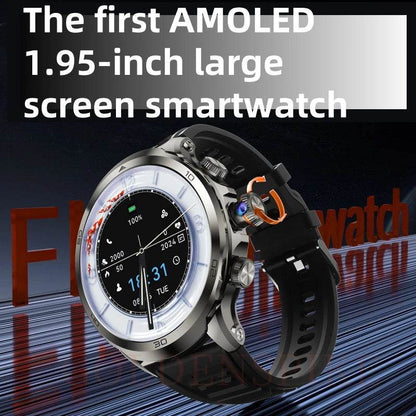 NEW Arrival H19 4G Full Netcom Smartwatch Android 9.0 With 1.95 inch Amoled Screen 900W Rotating Camera GPS WIFI Smart Watch Men - NexoEden
