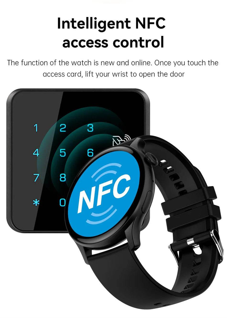 2024 True AMOLED Smart Watch Ladies Screen Always Show Time 466*466 HD Health Tracker Voice Calling Smartwatch Women For Xiaomi - NexoEden