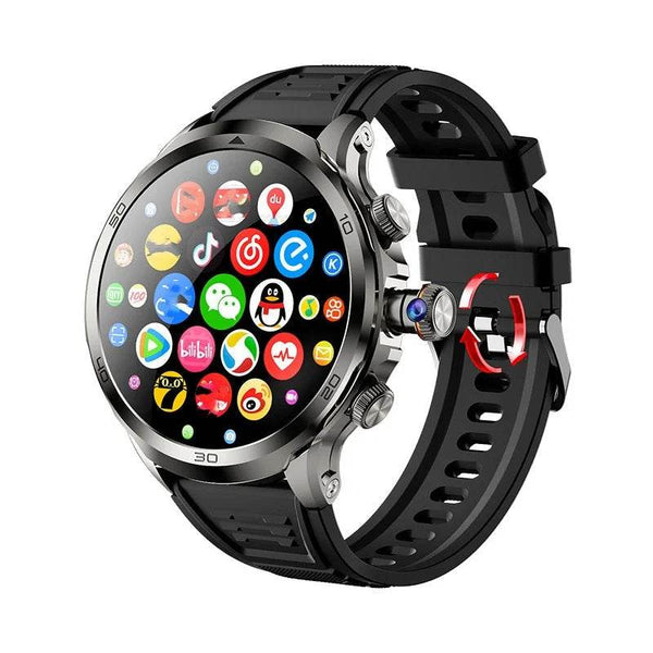 NEW Arrival H19 4G Full Netcom Smartwatch Android 9.0 With 1.95 inch Amoled Screen 900W Rotating Camera GPS WIFI Smart Watch Men - NexoEden