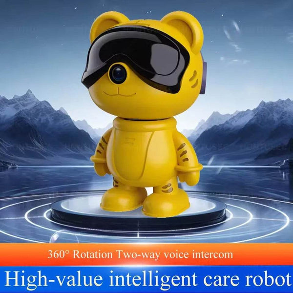 5MP Robot HD WIFI Mini IP Cameras Home Security Robot Camera PTZ Monitor Audio Video Security Surveillance 1080P Baby Monitor - NexoEden