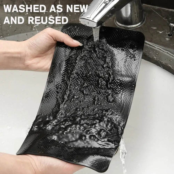 New Car Dashboard Sticky Black Anti-Slip PVC Mat Auto Phone Holder Non-Slip Sticky Gel Pad 3 Size are black - NexoEden