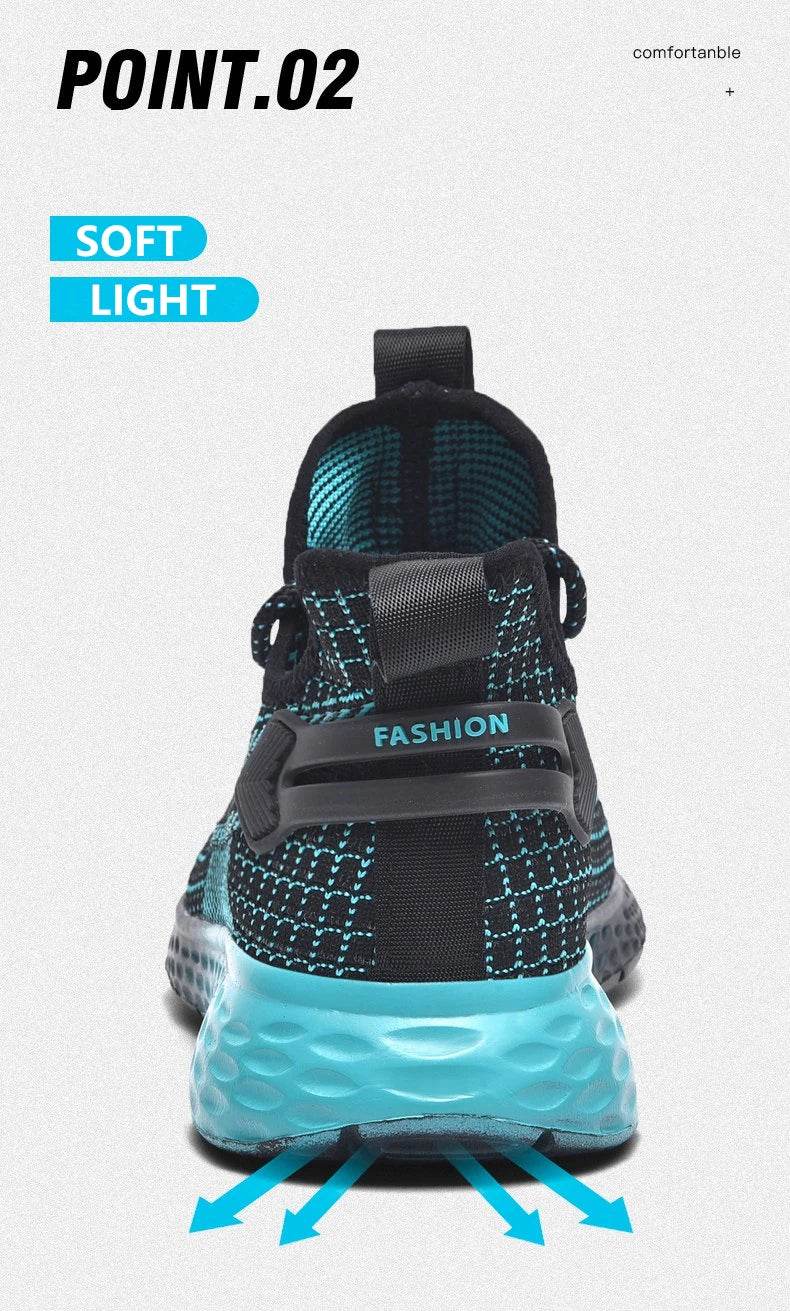 Xiaomi Youpin Sneakers Men Breathable Running Sport Non Slip Sole Fly Woven Mesh Casual Shoes Light Unisex Women Shoes 2022 New - NexoEden