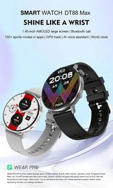For XIAOMI HD Bluetooth Call Watch 2024 ECG Smart Watch Women AMOLED 360*360 HD Display Clock Sports IP68 Waterproof Smartwatch - NexoEden
