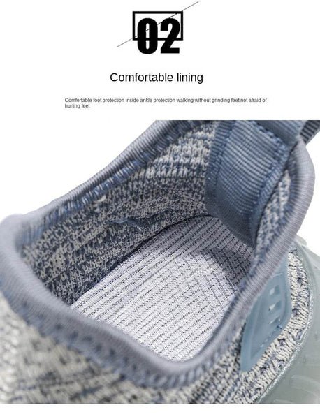 New Young Children Sneakers Boys Girls Coconut Casual Shoes Kids Breathable Flying Knit Trainers Lightweight Sole Running Shoes - NexoEden