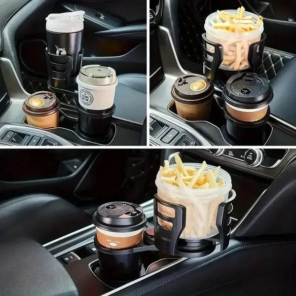 Car Cup Holder Expander For Car Adapter Adjustable Multifunctional Dual Cup Holder With Phone Holder Aromatherapy Organizer - NexoEden