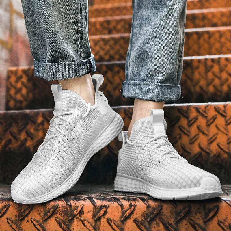 Xiaomi Youpin Sneakers Men Breathable Running Sport Non Slip Sole Fly Woven Mesh Casual Shoes Light Unisex Women Shoes 2022 New - NexoEden