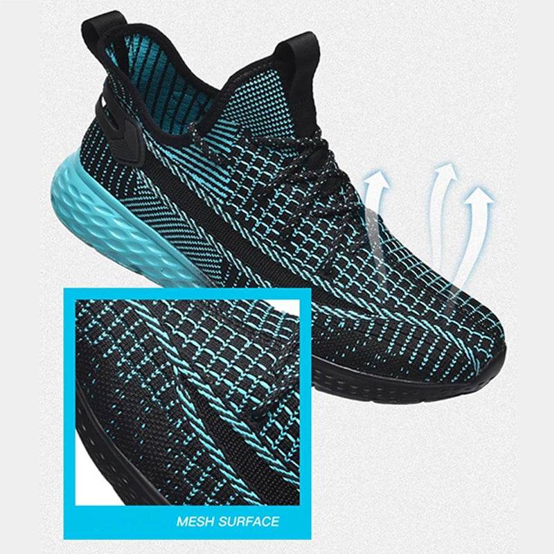 Xiaomi Youpin Sneakers Men Breathable Running Sport Non Slip Sole Fly Woven Mesh Casual Shoes Light Unisex Women Shoes 2022 New - NexoEden
