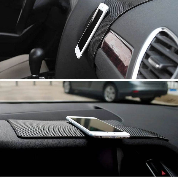 Car Dashboard Non Slip Grip Sticky Pad Mobile Phone Holder Mat Anti-Skid Silicone Auto Interior Accessories - NexoEden