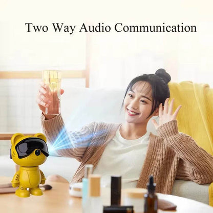 5MP Robot HD WIFI Mini IP Cameras Home Security Robot Camera PTZ Monitor Audio Video Security Surveillance 1080P Baby Monitor - NexoEden
