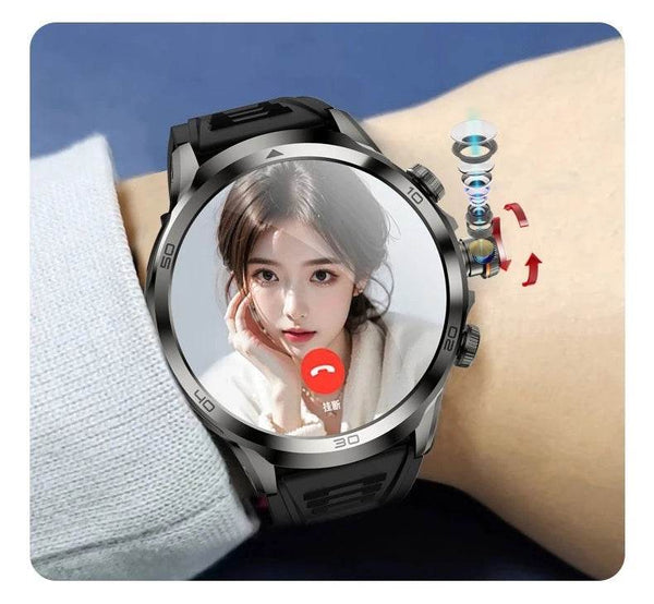 NEW Arrival H19 4G Full Netcom Smartwatch Android 9.0 With 1.95 inch Amoled Screen 900W Rotating Camera GPS WIFI Smart Watch Men - NexoEden