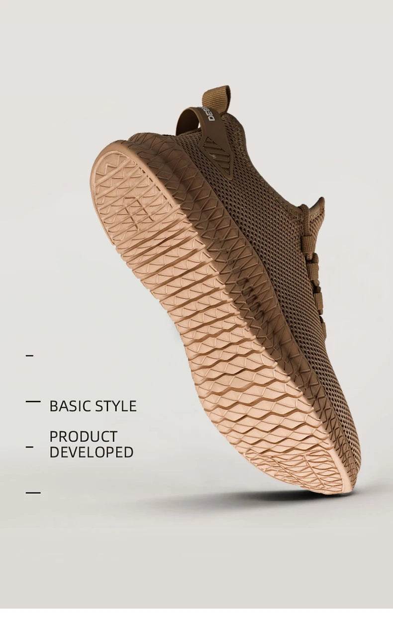 Men's Non-Slip Casual Sneakers Breathable Outdoor Jogging Training Hiking Sports Running Outdoor Women Weave Knit Lace Up Shoes - NexoEden