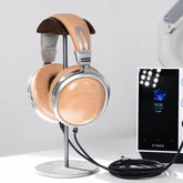 FiiO FT1 Closed-Back Over-Ear Headphone 60mm Dynamic Driver Hi-Res Audio Wired HiFi American Black Wood Ear Cups for Studio - NexoEden