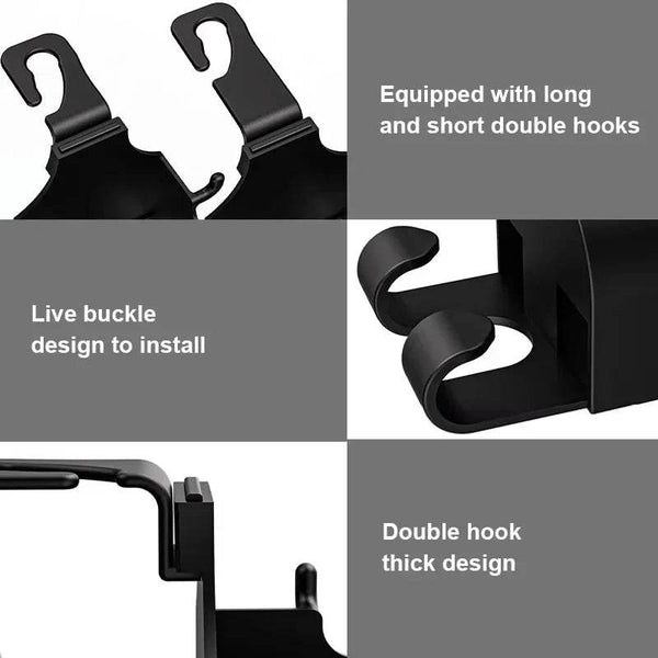 SEAMETAL Car Seat Back Drink Holder Hanging Cup Holder with Hook Universal Auto Rear Row Hanger Stable Bottle Holder Phone Stand - NexoEden