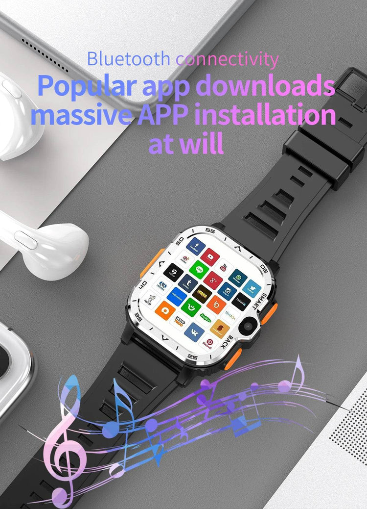 Valdus PGD Android Smart Watch Men GPS 16G/64G ROM Storage HD Dual Camera NFC 2G 4G SIM Card WIFI Wireless Fast Internet Access - NexoEden