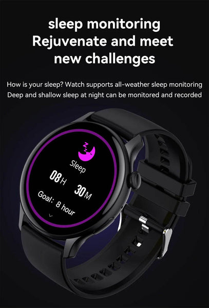 2024 True AMOLED Smart Watch Ladies Screen Always Show Time 466*466 HD Health Tracker Voice Calling Smartwatch Women For Xiaomi - NexoEden