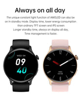 2024 True AMOLED Smart Watch Ladies Screen Always Show Time 466*466 HD Health Tracker Voice Calling Smartwatch Women For Xiaomi - NexoEden