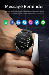 LIGE 2024 Smart watch Ladies Full touch Screen Sports Fitness watch IP67 waterproof Bluetooth For Android iOS Smart watch Female - NexoEden