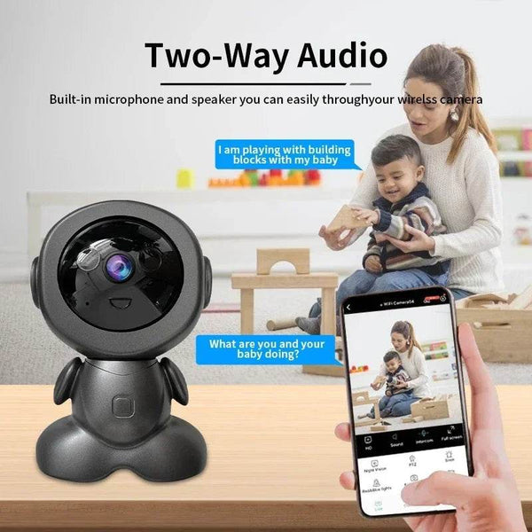 8MP PTZ Wifi IP Camera Color Night Auto Tracking AI Human Detect Baby Monitor HD Wireless Robot Surveillance Cmaeras Smart Home - NexoEden