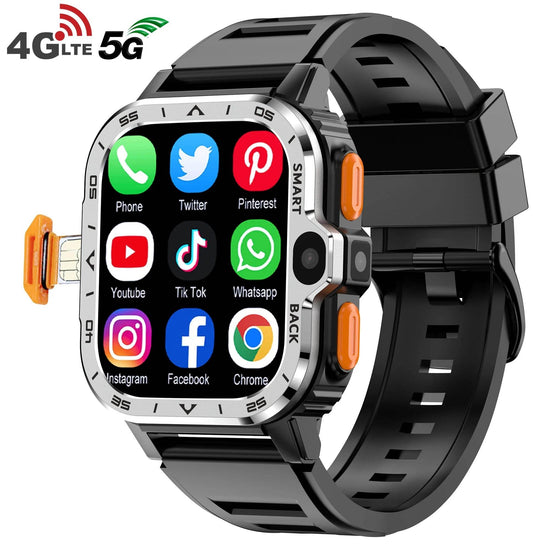 Valdus PGD Android Smart Watch Men GPS 16G/64G ROM Storage HD Dual Camera NFC 2G 4G SIM Card WIFI Wireless Fast Internet Access - NexoEden
