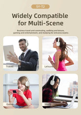 Original Bluetooth Headphone Headset SY-T2 High Quality Noise Reduction Wireless Microphone Wired Earphone Gamers Headphones - NexoEden