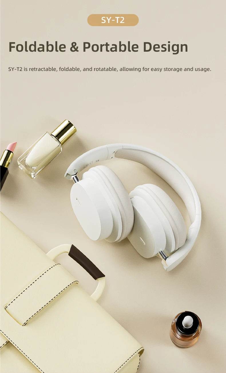 Original Bluetooth Headphone Headset SY-T2 High Quality Noise Reduction Wireless Microphone Wired Earphone Gamers Headphones - NexoEden