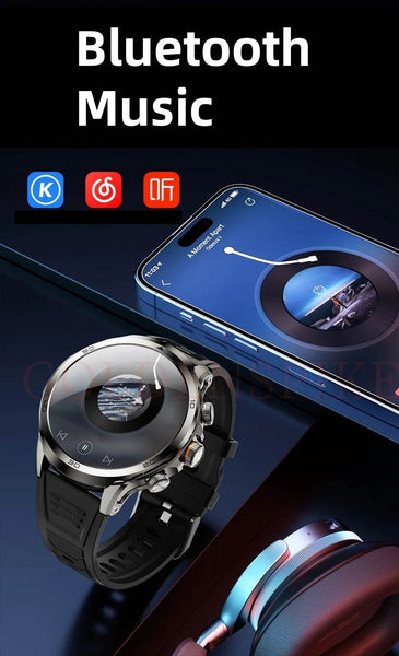 NEW Arrival H19 4G Full Netcom Smartwatch Android 9.0 With 1.95 inch Amoled Screen 900W Rotating Camera GPS WIFI Smart Watch Men - NexoEden