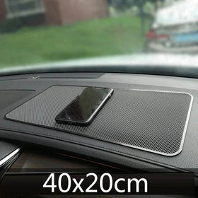 40x20cm Big Car Dashboard Sticky Anti-Slip PVC Mat Silicone Anti-Slip Storage Mat Pads Non-Slip Sticky Pad For Phone Key Holder - NexoEden