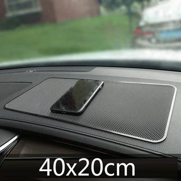 40x20cm Big Car Dashboard Sticky Anti-Slip PVC Mat Silicone Anti-Slip Storage Mat Pads Non-Slip Sticky Pad For Phone Key Holder - NexoEden