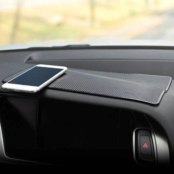 Car Dashboard Non Slip Grip Sticky Pad Mobile Phone Holder Mat Anti-Skid Silicone Auto Interior Accessories - NexoEden