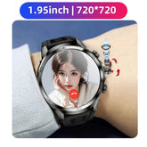 NEW Arrival H19 4G Full Netcom Smartwatch Android 9.0 With 1.95 inch Amoled Screen 900W Rotating Camera GPS WIFI Smart Watch Men - NexoEden