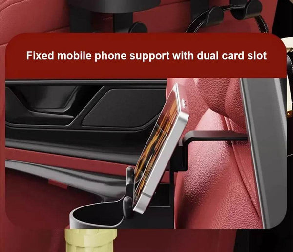 SEAMETAL Car Seat Back Drink Holder Hanging Cup Holder with Hook Universal Auto Rear Row Hanger Stable Bottle Holder Phone Stand - NexoEden