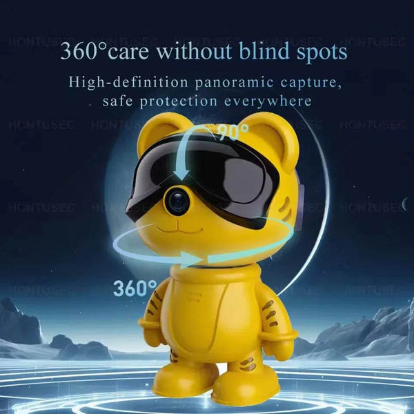 5MP Robot HD WIFI Mini IP Cameras Home Security Robot Camera PTZ Monitor Audio Video Security Surveillance 1080P Baby Monitor - NexoEden