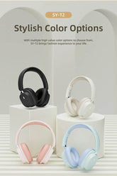 Original Bluetooth Headphone Headset SY-T2 High Quality Noise Reduction Wireless Microphone Wired Earphone Gamers Headphones - NexoEden