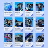 4G Smartwatch Android 2024 Heart Rate GPS HD Camera 2G 4G SIM Card WIFI Wireless Fast Internet Access Smart Watch for Men Women - NexoEden