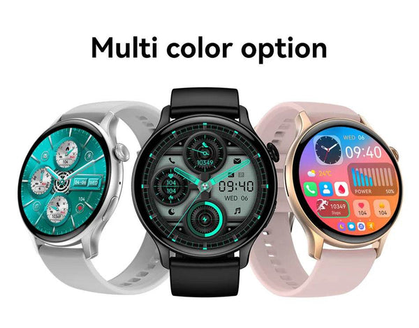 2024 True AMOLED Smart Watch Ladies Screen Always Show Time 466*466 HD Health Tracker Voice Calling Smartwatch Women For Xiaomi - NexoEden