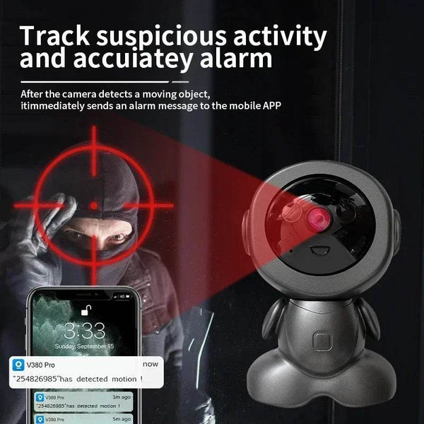 8MP PTZ Wifi IP Camera Color Night Auto Tracking AI Human Detect Baby Monitor HD Wireless Robot Surveillance Cmaeras Smart Home - NexoEden
