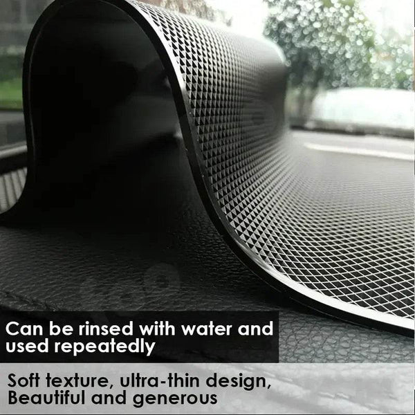 Car Panel Anti Slip Mat, Sticky PVC Pads, Sunglasses Holder, Car Interior Style, Heat Resistant, Phone - NexoEden