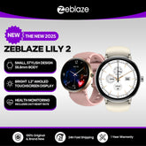New 2025 Zeblaze LILY 2 Voice Calling Female Smartwatch Double Strap 1.2" HD AMOLED Display Health Monitoring Sports Smart Watch NexoEden