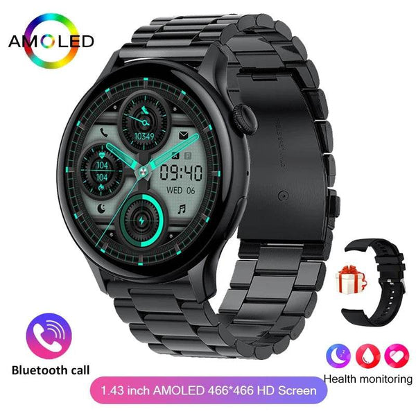 2024 True AMOLED Smart Watch Ladies Screen Always Show Time 466*466 HD Health Tracker Voice Calling Smartwatch Women For Xiaomi - NexoEden