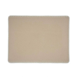 Safe And Non-toxic Best Double Layer Cat Litter Mat For Cats Durable And Long-lasting Plastic Pink - NexoEden