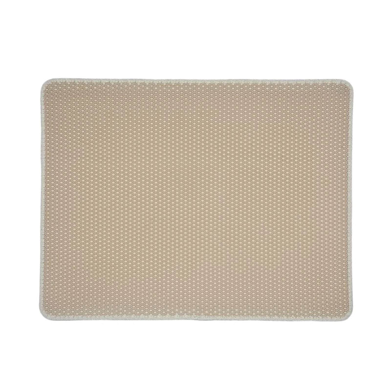Safe And Non-toxic Best Double Layer Cat Litter Mat For Cats Durable And Long-lasting Plastic Pink - NexoEden