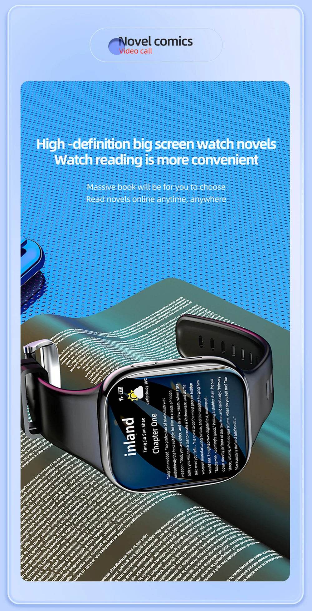 4G Smartwatch Android 2024 Heart Rate GPS HD Camera 2G 4G SIM Card WIFI Wireless Fast Internet Access Smart Watch for Men Women - NexoEden