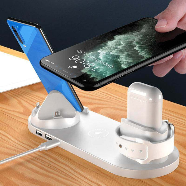 6-in-1 Wireless Charger for Smartphones - NexoEden