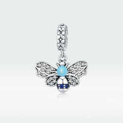 Charm with sterling silver butterfly shape design. - NexoEden